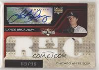 Triple Relic Autograph - Lance Broadway #/99