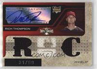 Triple Relic Autograph - Rich Thompson #/99