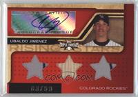 Rising Stars - Ubaldo Jimenez (Stars) #/99