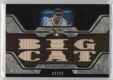 2008 Topps Triple Threads - Relics - Sepia #TTR-238 - Johnny Mize /27