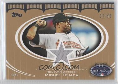 2008 Topps Updates & Highlights - All-Star Stitches - Gold #AS-MT - Miguel Tejada /50