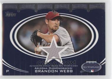 2008 Topps Updates & Highlights - All-Star Stitches #AS-BTW - Brandon Webb