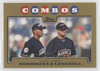 Classic Combos - Evan Longoria, Alex Rodriguez #/2,008