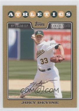 2008 Topps Updates & Highlights - [Base] - Gold #UH134 - Joey Devine /2008