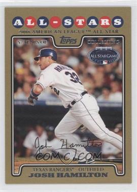 2008 Topps Updates & Highlights - [Base] - Gold #UH215 - All-Stars - Josh Hamilton /2008