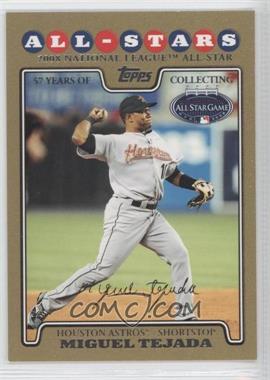 2008 Topps Updates & Highlights - [Base] - Gold #UH28 - All-Stars - Miguel Tejada /2008