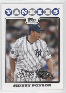 2008 Topps Updates & Highlights - [Base] #UH182 - Sidney Ponson