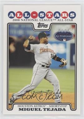 2008 Topps Updates & Highlights - [Base] #UH28 - All-Stars - Miguel Tejada