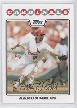 2008 Topps Updates & Highlights - [Base] #UH295 - Aaron Miles