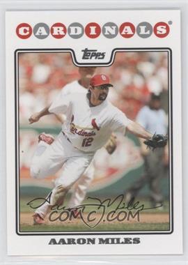 2008 Topps Updates & Highlights - [Base] #UH295 - Aaron Miles