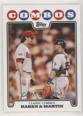 2008 Topps Updates & Highlights - [Base] #UH88 - Classic Combos - Dan Haren, Russell Martin