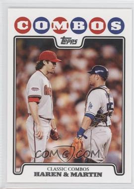 2008 Topps Updates & Highlights - [Base] #UH88 - Classic Combos - Dan Haren, Russell Martin