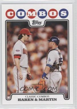 2008 Topps Updates & Highlights - [Base] #UH88 - Classic Combos - Dan Haren, Russell Martin