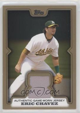 2008 Topps Updates & Highlights - Retail Relics - Gold #RR-EC - Eric Chavez /99