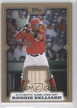 2008 Topps Updates & Highlights - Retail Relics - Gold #RR-RB - Ronnie Belliard /99