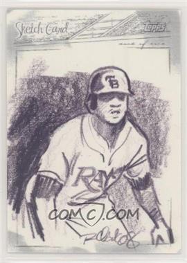 2008 Topps Updates & Highlights - Sketch Cards #_CACR.1 - Carl Crawford /1