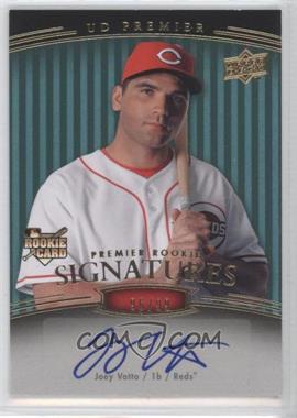 2008 UD Premier - [Base] - Teal Parallel 1 #241 - Premier Rookie Signatures - Joey Votto /99