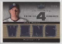 Jake Peavy (WINS) #/50