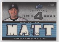 Matt Holliday (MATT) #/50