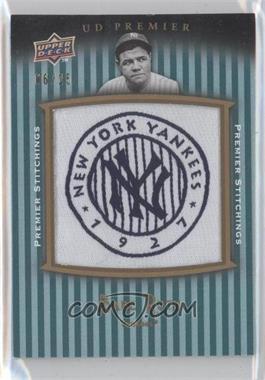 2008 UD Premier - Premier Stitchings - Parallel 1 #PSTI-BR - Babe Ruth /25