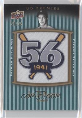 2008 UD Premier - Premier Stitchings - Parallel 1 #PSTI-JD - Joe DiMaggio /25