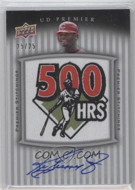 2008 UD Premier - Premier Stitchings - Signatures #PSTI-KG - Ken Griffey Jr. /25