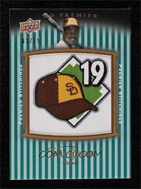 2008 UD Premier - Premier Stitchings - Variation Parallel 1 #PSTI-GW - Tony Gwynn /15