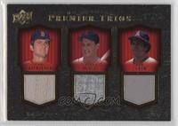 Carl Yastrzemski, Stan Musial, Rod Carew #/33