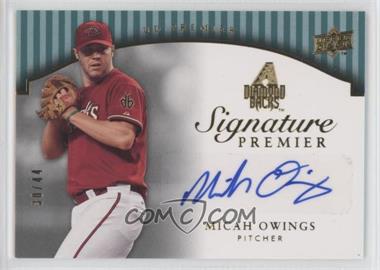 2008 UD Premier - Signature Premier - Parallel 1 #SP-OW - Micah Owings /44