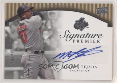 2008 UD Premier - Signature Premier - Parallel 3 #SP-MT - Miguel Tejada /25