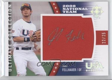 2008 Ultimate Collection - USA Jersey Autographs #USA-JF - Josh Fellhauer /25