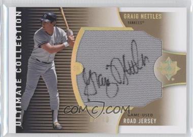 2008 Ultimate Collection - Ultimate Jersey - Gold Road Jersey Autographs #UJ-GN - Graig Nettles /10