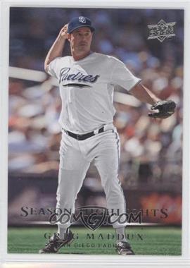 2008 Upper Deck - [Base] #738 - Season Highlights - Greg Maddux