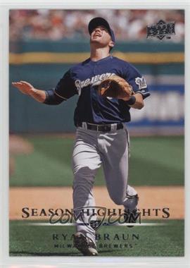 2008 Upper Deck - [Base] #748 - Season Highlights - Ryan Braun