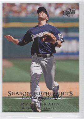 2008 Upper Deck - [Base] #748 - Season Highlights - Ryan Braun