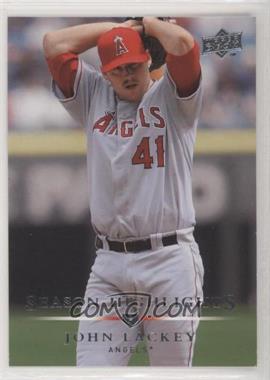 2008 Upper Deck - [Base] #792 - Season Highlights - John Lackey