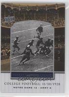 College Football 11/10/1928 (Notre Dame 12 - Army 6)