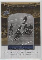 College Football 11/10/1928 (Notre Dame 12 - Army 6)