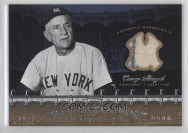 2008 Upper Deck - Multi-Product Insert Yankee Stadium Legacy Memorabilia #YSM-CS - Casey Stengel