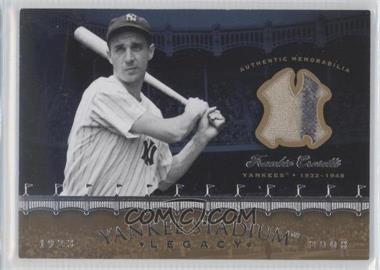 2008 Upper Deck - Multi-Product Insert Yankee Stadium Legacy Memorabilia #YSM-FC - Frank Crosetti