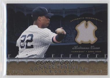 2008 Upper Deck - Multi-Product Insert Yankee Stadium Legacy Memorabilia #YSM-RC - Robinson Cano