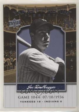2008 Upper Deck - Multi-Product Insert Yankee Stadium Legacy #YSL1044 - Joe DiMaggio