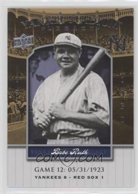 2008 Upper Deck - Multi-Product Insert Yankee Stadium Legacy #YSL12 - Babe Ruth