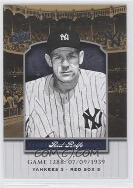 2008 Upper Deck - Multi-Product Insert Yankee Stadium Legacy #YSL1288 - Red Rolfe