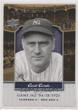 2008 Upper Deck - Multi-Product Insert Yankee Stadium Legacy #YSL162 - Earle Combs