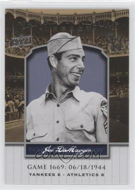 2008 Upper Deck - Multi-Product Insert Yankee Stadium Legacy #YSL1669 - Joe DiMaggio