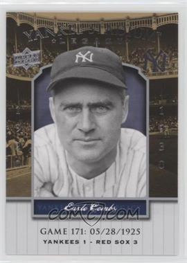 2008 Upper Deck - Multi-Product Insert Yankee Stadium Legacy #YSL171 - Earle Combs