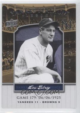 2008 Upper Deck - Multi-Product Insert Yankee Stadium Legacy #YSL179 - Lou Gehrig