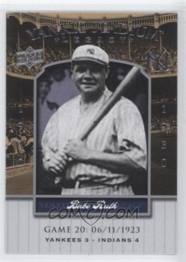 2008 Upper Deck - Multi-Product Insert Yankee Stadium Legacy #YSL20 - Babe Ruth