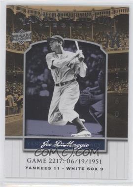 2008 Upper Deck - Multi-Product Insert Yankee Stadium Legacy #YSL2217 - Joe DiMaggio